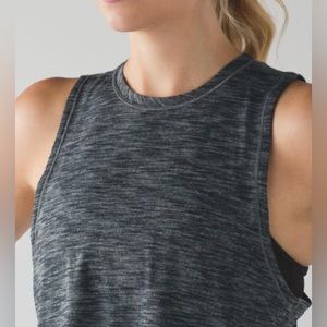 Lululemon gray muscle tank